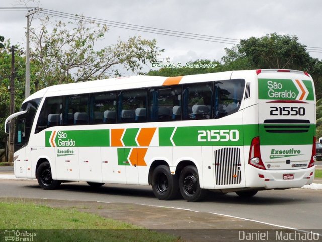 Cia. São Geraldo de Viação 21550 na cidade de Ilhéus, Bahia, Brasil, por Daniel  Machado. Número da foto: #2118339.