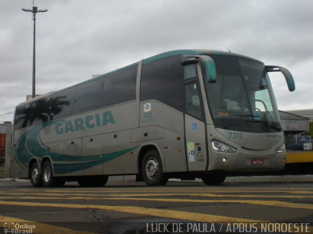 Viação Garcia 7312 na cidade de Londrina, Paraná, Brasil, por Luis de Ricado Brito. ID da foto: 2118651.