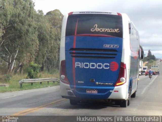 Viação Riodoce 91005 na cidade de Vitória da Conquista, Bahia, Brasil, por Hudson Neves. Número da foto: #2118702.