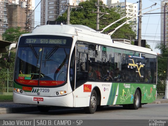 Metra - Sistema Metropolitano de Transporte 7209 na cidade de São Bernardo do Campo, São Paulo, Brasil, por João Victor. ID da foto: 2118143.