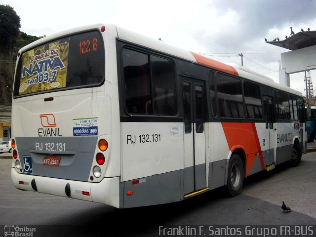 Evanil Transportes e Turismo RJ 132.131 na cidade de Rio de Janeiro, Rio de Janeiro, Brasil, por Franklin Freire dos Santos. Número da foto: #2119435.