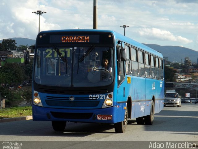 Viação Zurick 06921 na cidade de Belo Horizonte, Minas Gerais, Brasil, por Adão Raimundo Marcelino. Número da foto: #2120517.