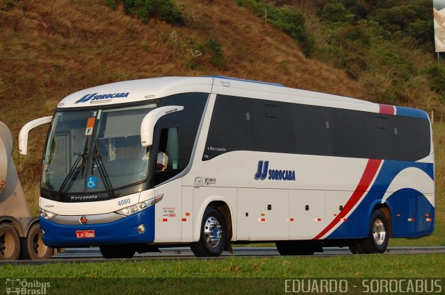 JJ Sorocaba Locadora e Transporte 4080 na cidade de Sorocaba, São Paulo, Brasil, por EDUARDO - SOROCABUS. Número da foto: #2119933.