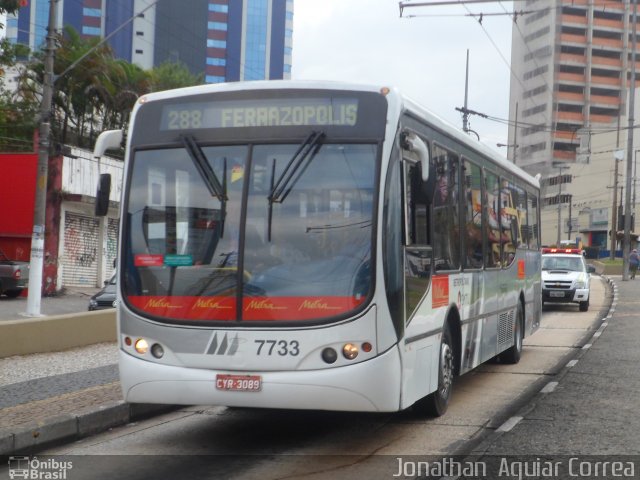 Metra - Sistema Metropolitano de Transporte 7733 na cidade de São Bernardo do Campo, São Paulo, Brasil, por Jonathan  Aguiar Correa. Número da foto: #2119218.