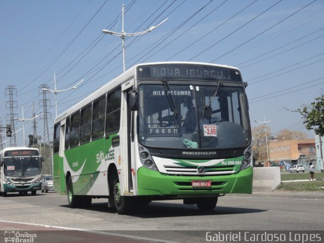 Viação São José RJ 200.084 na cidade de Nova Iguaçu, Rio de Janeiro, Brasil, por Gabriel Cardoso Lopes. Número da foto: #2120566.
