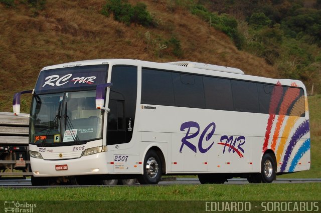 RC Tur Transportes e Turismo 2508 na cidade de Sorocaba, São Paulo, Brasil, por EDUARDO - SOROCABUS. ID da foto: 2119896.