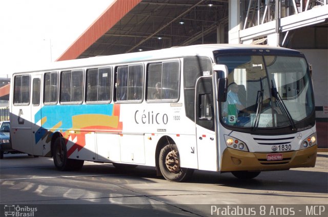 Transporte Coletivo Célico 1830 na cidade de São José do Rio Preto, São Paulo, Brasil, por Cristiano Soares da Silva. Número da foto: #2120234.