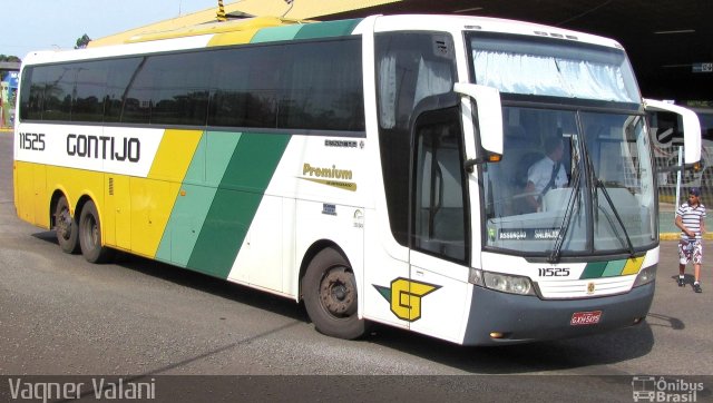 Empresa Gontijo de Transportes 11525 na cidade de Foz do Iguaçu, Paraná, Brasil, por Vagner Valani. Número da foto: #2087377.