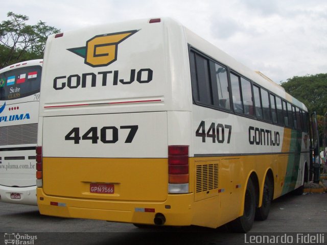 Empresa Gontijo de Transportes 4407 na cidade de São Paulo, São Paulo, Brasil, por Leonardo Fidelli. Número da foto: #2086309.