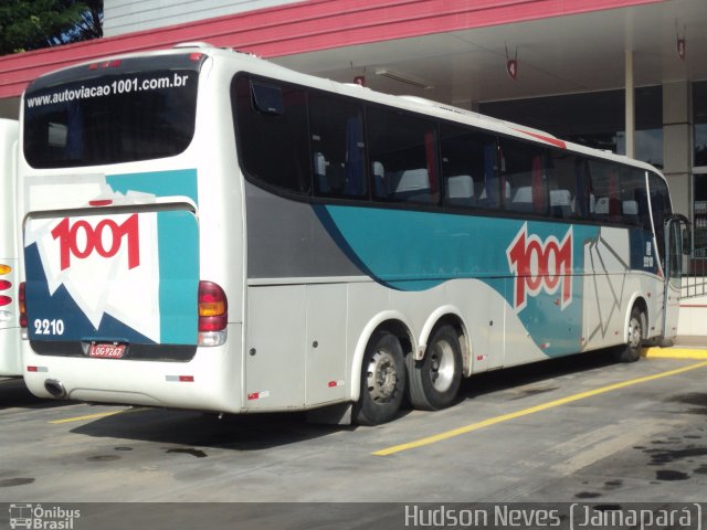 Auto Viação 1001 2210 na cidade de Sapucaia, Rio de Janeiro, Brasil, por Hudson Neves. Número da foto: #2087006.