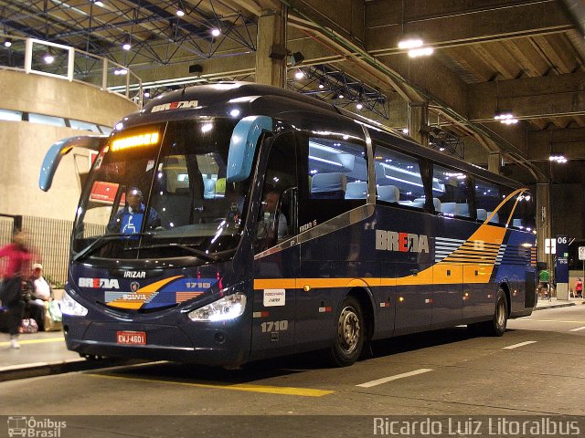 Breda Transportes e Serviços 1710 na cidade de São Paulo, São Paulo, Brasil, por Ricardo Luiz. Número da foto: #2087304.