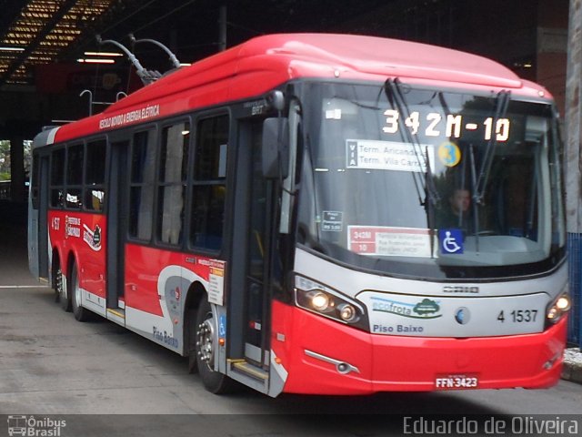 Himalaia Transportes > Ambiental Transportes Urbanos 4 1537 na cidade de São Paulo, São Paulo, Brasil, por Eduardo de Oliveira. ID da foto: 2086879.