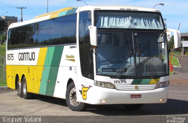 Empresa Gontijo de Transportes 11575 na cidade de Foz do Iguaçu, Paraná, Brasil, por Vagner Valani. Número da foto: #2087434.
