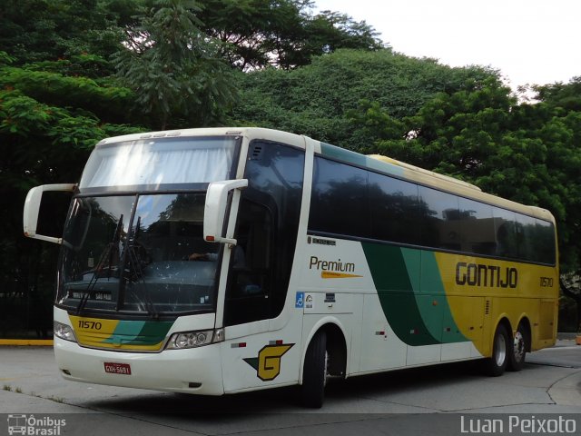 Empresa Gontijo de Transportes 11570 na cidade de São Paulo, São Paulo, Brasil, por Luan Peixoto. ID da foto: 2086103.