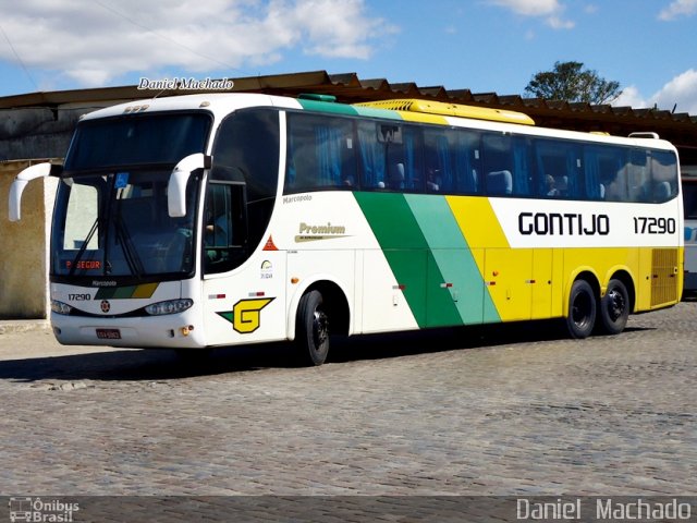 Empresa Gontijo de Transportes 17290 na cidade de Vitória da Conquista, Bahia, Brasil, por Daniel  Machado. Número da foto: #2087158.