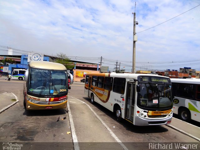 Viação Intermunicipal RJ 158.006 na cidade de Duque de Caxias, Rio de Janeiro, Brasil, por Richard Wagner. ID da foto: 2121868.