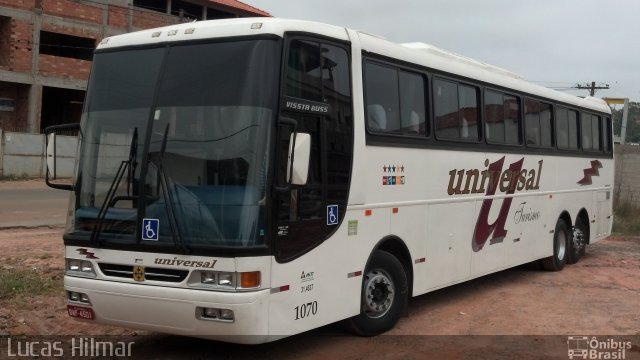 Universal Turismo 1070 na cidade de Lagoa Dourada, Minas Gerais, Brasil, por Jose Hilmar. ID da foto: 2123002.