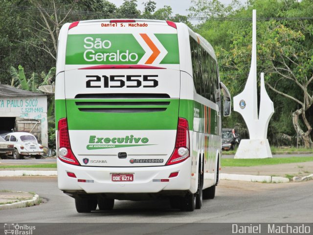 Cia. São Geraldo de Viação 21555 na cidade de Ilhéus, Bahia, Brasil, por Daniel  Machado. ID da foto: 2123037.