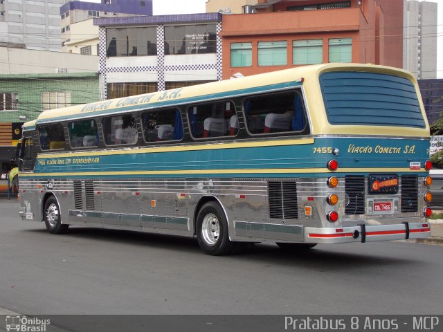 Viação Cometa 7455 na cidade de São Paulo, São Paulo, Brasil, por Cristiano Soares da Silva. Número da foto: #2121540.