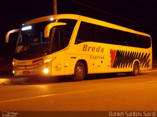 Breda Transportes e Serviços 1557 na cidade de Aparecida, São Paulo, Brasil, por Daniel Santos Sardi. Número da foto: #2123101.