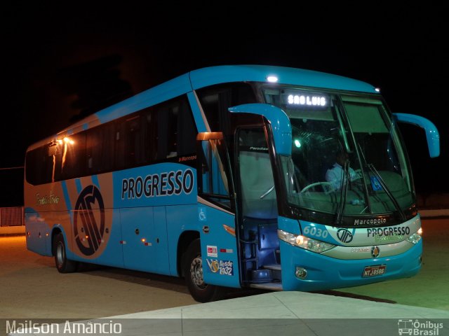 Auto Viação Progresso 6030 na cidade de Patos, Paraíba, Brasil, por Mailson Amâncio. ID da foto: 2124389.