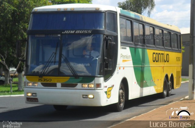Empresa Gontijo de Transportes 15350 na cidade de Araxá, Minas Gerais, Brasil, por Lucas Borges . Número da foto: #2124599.