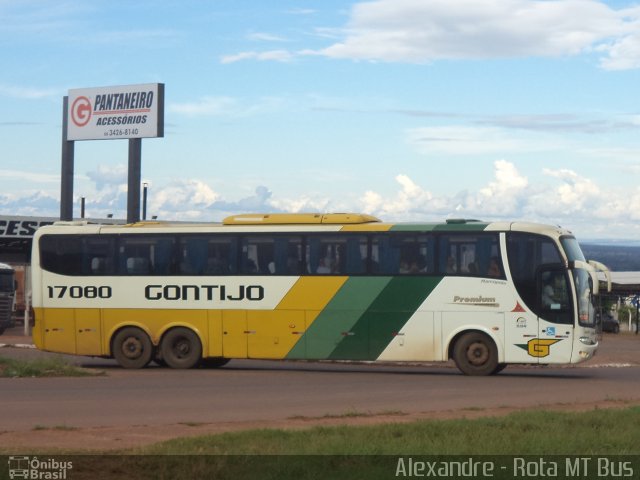 Empresa Gontijo de Transportes 17080 na cidade de Rondonópolis, Mato Grosso, Brasil, por Alexandre Rodrigo. Número da foto: #2123611.