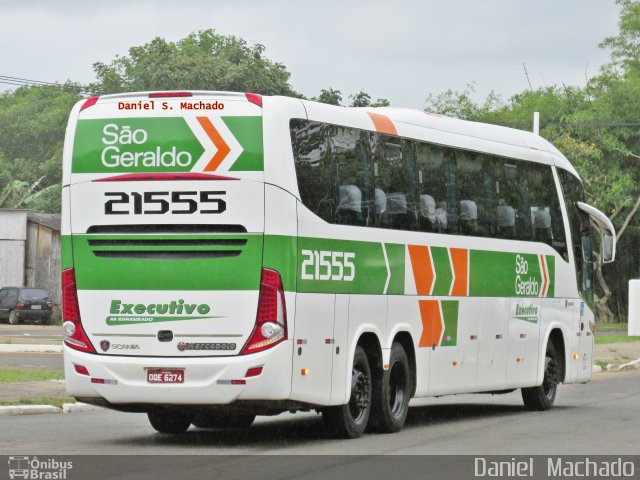 Cia. São Geraldo de Viação 21555 na cidade de Ilhéus, Bahia, Brasil, por Daniel  Machado. Número da foto: #2124881.