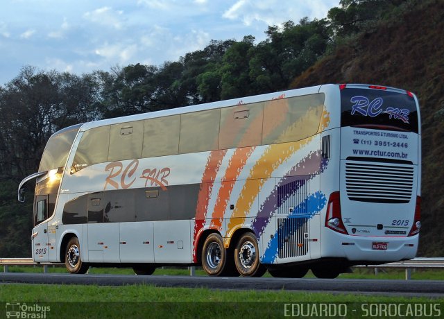 RC Tur Transportes e Turismo 2013 na cidade de Sorocaba, São Paulo, Brasil, por EDUARDO - SOROCABUS. Número da foto: #2123715.