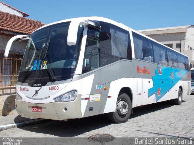 Transportadora Turística Benfica 14800 na cidade de Aparecida, São Paulo, Brasil, por Daniel Santos Sardi. Número da foto: #2125430.
