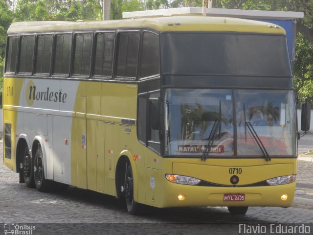 Viação Nordeste 0710 na cidade de Fortaleza, Ceará, Brasil, por Flávio Eduardo. Número da foto: #2124145.