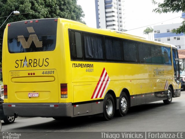 Viação Itapemirim 44801 na cidade de Fortaleza, Ceará, Brasil, por Thiago Vinicius. ID da foto: 2124532.