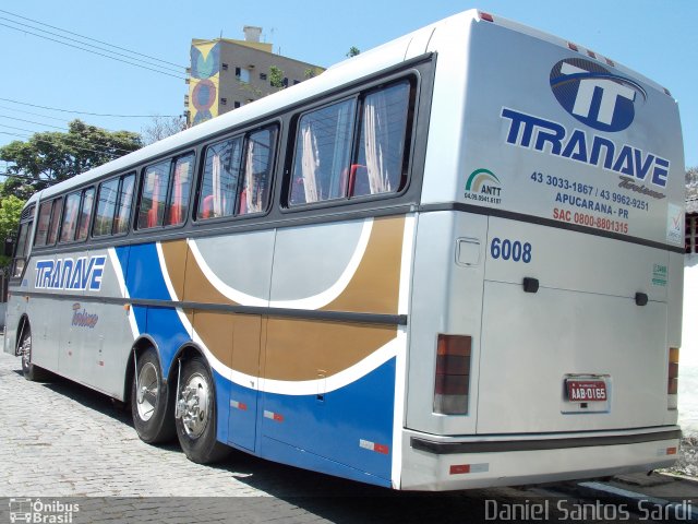 Tranave Turismo 6008 na cidade de Aparecida, São Paulo, Brasil, por Daniel Santos Sardi. Número da foto: #2125793.