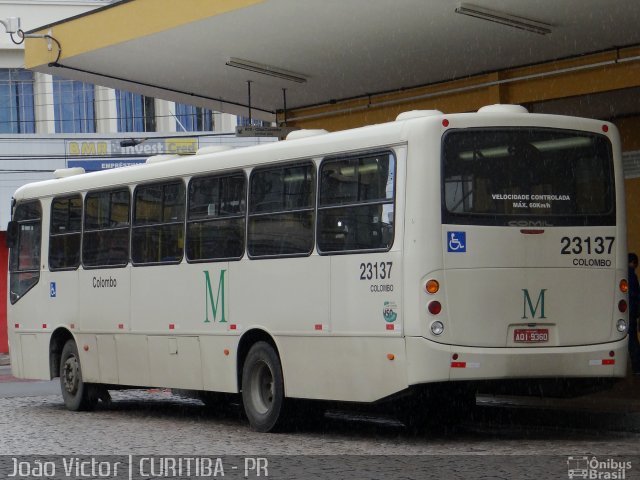 Viação Colombo 23137 na cidade de Curitiba, Paraná, Brasil, por João Victor. ID da foto: 2125950.