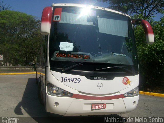 Empresa Reunidas Paulista de Transportes 165929 na cidade de São Paulo, São Paulo, Brasil, por Matheus de Melo Bento. Número da foto: #2126337.