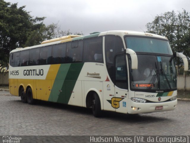 Empresa Gontijo de Transportes 14535 na cidade de Vitória da Conquista, Bahia, Brasil, por Hudson Neves. Número da foto: #2129602.