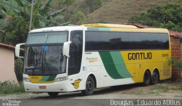 Empresa Gontijo de Transportes 11945 na cidade de Água Boa, Minas Gerais, Brasil, por Douglas  Eduardo Adbus. ID da foto: 2128876.