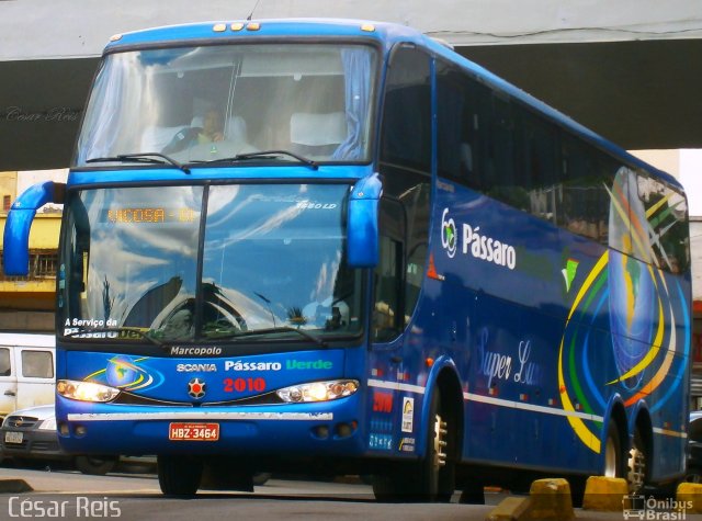 Pássaro Verde 2010 na cidade de Belo Horizonte, Minas Gerais, Brasil, por César Ônibus. ID da foto: 2128417.