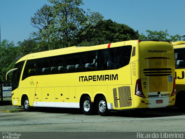 Viação Itapemirim 60553 na cidade de São Paulo, São Paulo, Brasil, por Ricardo Liberino. Número da foto: #2128121.