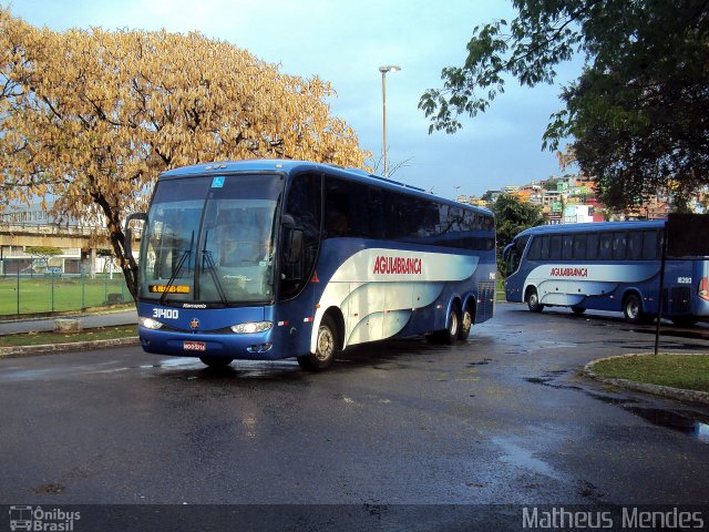 Viação Águia Branca 31400 na cidade de Vitória, Espírito Santo, Brasil, por Matheus Mendes. ID da foto: 2128695.