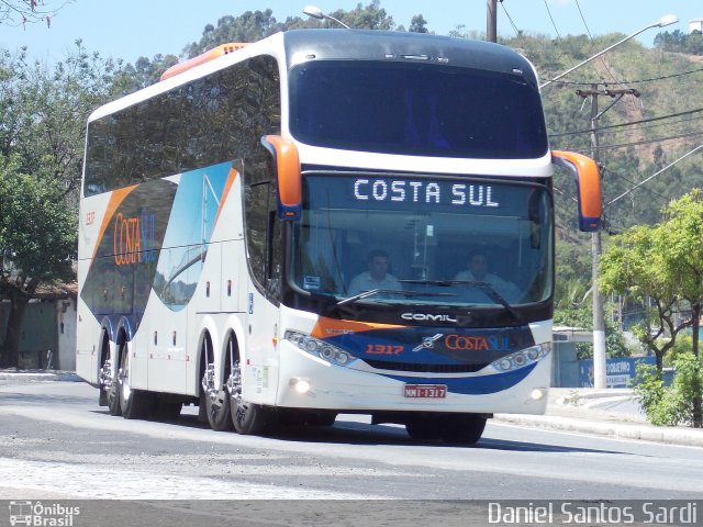 Costa Sul Turismo 1317 na cidade de Aparecida, São Paulo, Brasil, por Daniel Santos Sardi. Número da foto: #2128579.