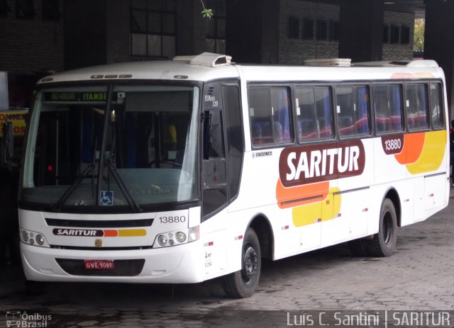 Saritur - Santa Rita Transporte Urbano e Rodoviário 13880 na cidade de Belo Horizonte, Minas Gerais, Brasil, por Luís Carlos Santinni Araújo Barra. Número da foto: #2128173.