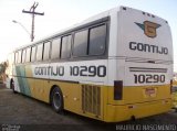 Empresa Gontijo de Transportes 10290 - Garagem na cidade de Contagem, Minas Gerais, Brasil, por Maurício Nascimento. ID da foto: :id.