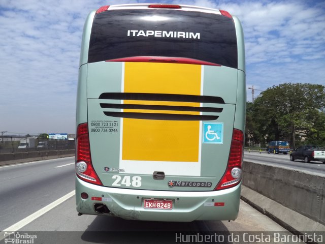 Viação Itapemirim 248 na cidade de Guarulhos, São Paulo, Brasil, por Humberto da Costa Baronista. Número da foto: #2129731.