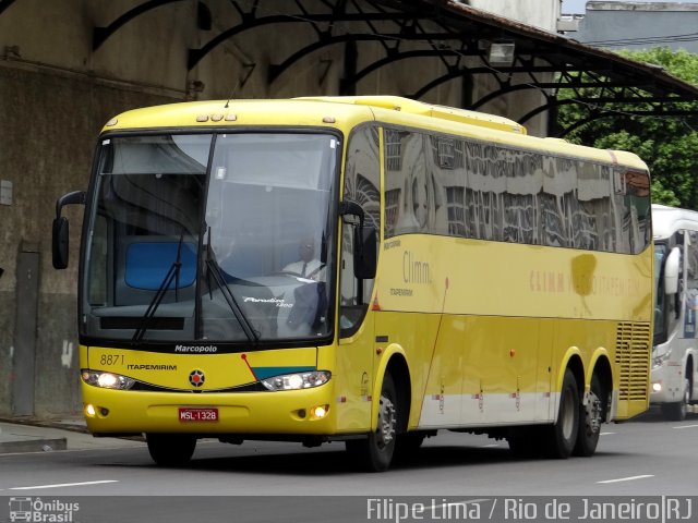 Viação Itapemirim 8871 na cidade de Rio de Janeiro, Rio de Janeiro, Brasil, por Filipe Lima. Número da foto: #2130499.