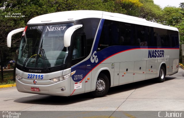 Viação Nasser 227115 na cidade de São Paulo, São Paulo, Brasil, por Clovis Junior. Número da foto: #2130552.