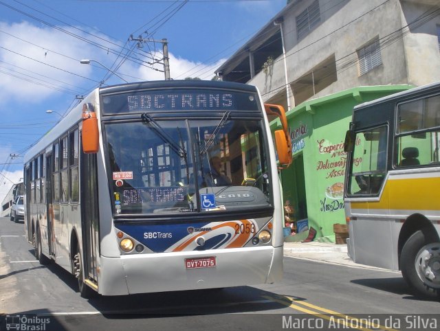 SBC Trans 2053 na cidade de São Bernardo do Campo, São Paulo, Brasil, por Marco Antonio da Silva. ID da foto: 2129820.