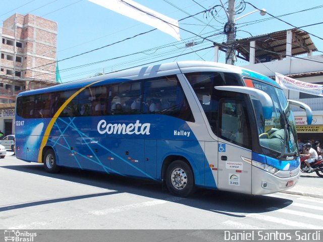 Viação Cometa 12247 na cidade de Aparecida, São Paulo, Brasil, por Daniel Santos Sardi. Número da foto: #2131224.