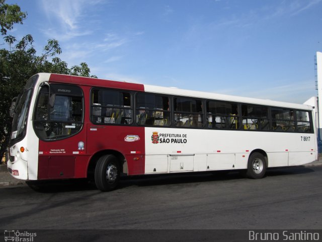 Transwolff Transportes e Turismo 7 8617 na cidade de São Paulo, São Paulo, Brasil, por Bruno Santino. ID da foto: 2130868.