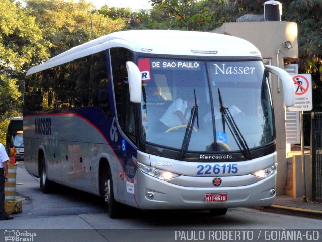 Viação Nasser 226115 na cidade de São Paulo, São Paulo, Brasil, por Paulo Roberto de Morais Amorim. ID da foto: 2132363.